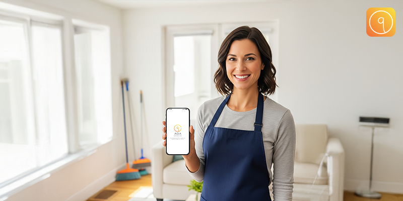 How AiOiA Fits into the Workflow of House Cleaners and Home Service Pros